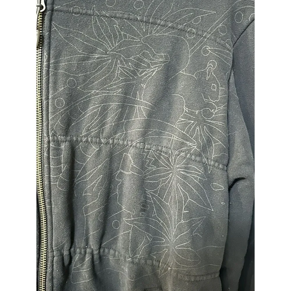 Boys Nike ACG Zip Up Hoodie Black Size‎ XL 16-18 Palm Tree Print